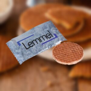 Stroopwafeltje met eigen verpakking