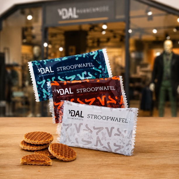 Mini stroopwafels als verlengstuk van het merk