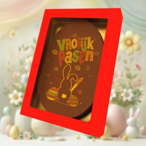 Chocolade Paaskaart