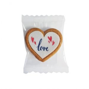 Bedrukt Hart Koekje