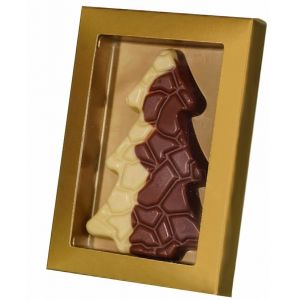 Chocolade Kerstboom Sneeuw