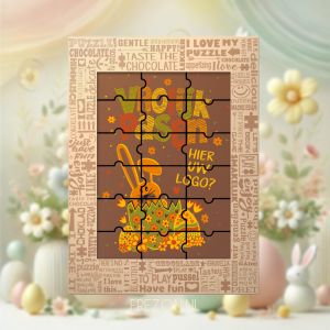 Chocolade Paaspuzzel met Logo