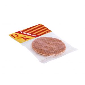 Stroopwafel met Logokaartje
