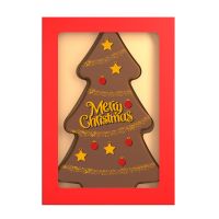 Chocolade Kerstboom Kaart
