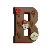 Luxe Chocoladeletter met Bedrukking - 200+ gram